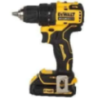 Dewalt DCD708S2T-QW Compact Brushless Drill Driver (1.5Ah, Black & Yellow)