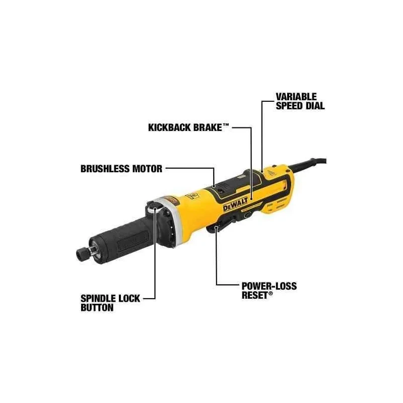 Dewalt DWE4997 13A Paddle Switch Die Grinder with Variable Speed image-2