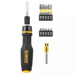 Dewalt DWHT0-66567 Yellow & Black Precision Screwdriver image-1