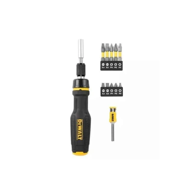 Dewalt DWHT0-66567 Yellow & Black Precision Screwdriver image-1