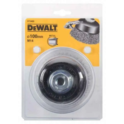 Dewalt DT3489-QZ Crimped Wire Cup Brush for Angle Grinders (M14x100mm) image-1
