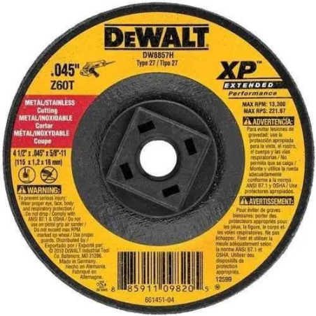 Dewalt DT34404 100x3.2x16mm Grinding Wheel image-1