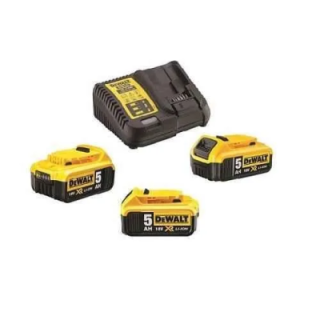 Dewalt DCB115P3-QW 18V XR Charger & 3x5Ah Battery Kit image-1