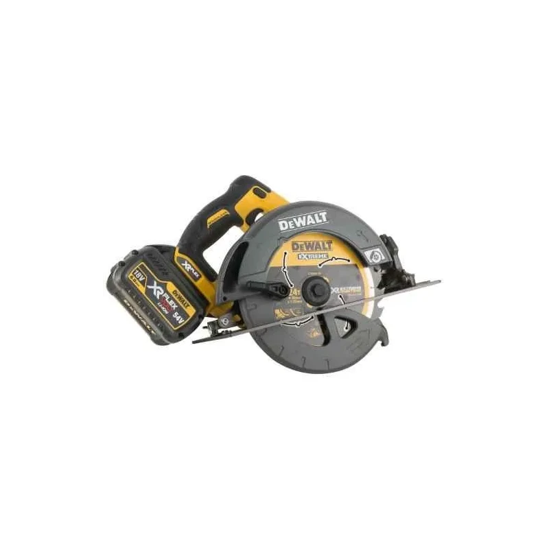 Dewalt DCS575T2 54V XR Flexvolt 67mm TSTAK Circular Saw image-7