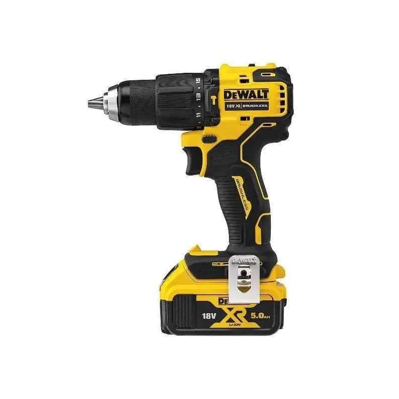 Dewalt DCD709S2T-QW 13mm 18V 1.5Ah Li-ion XR Cordless Hammer Drill Driver Kit image-1