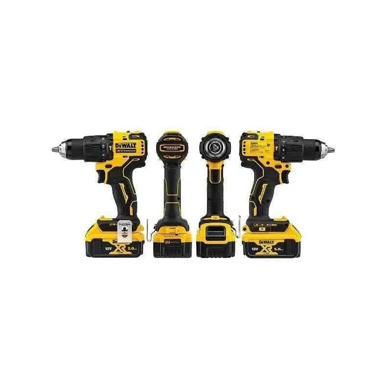 Dewalt DCD709S2T-QW 13mm 18V 1.5Ah Li-ion XR Cordless Hammer Drill Driver Kit image-4