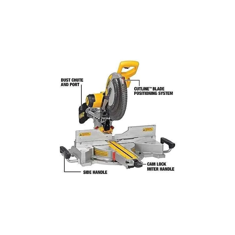 Dewalt DWS780-QS 305mm Compound Slide Mitre Saw with Variable Speed image-3