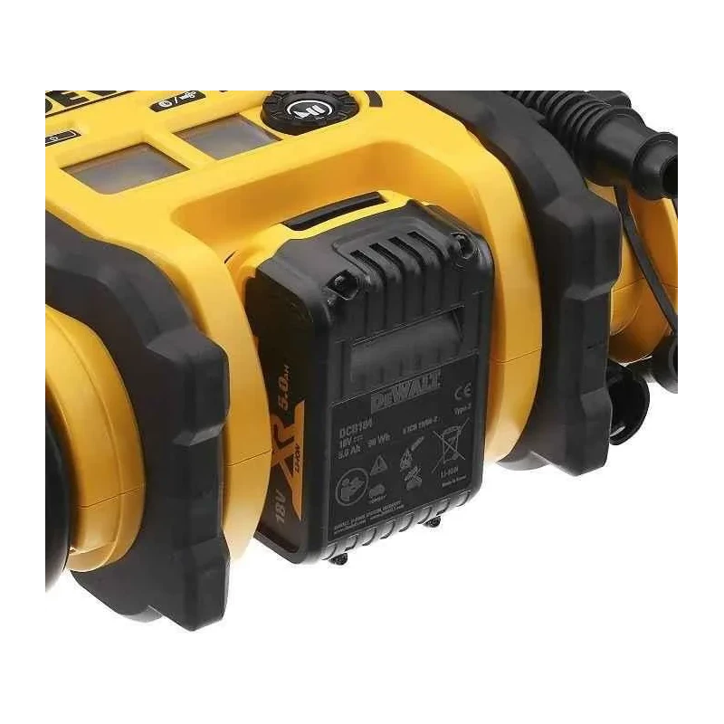 Dewalt DCC018N-XJ 18V Li-ion 160psi AC/DC Multipurpose Cordless Tyre Inflator with Digital Gauge image-3
