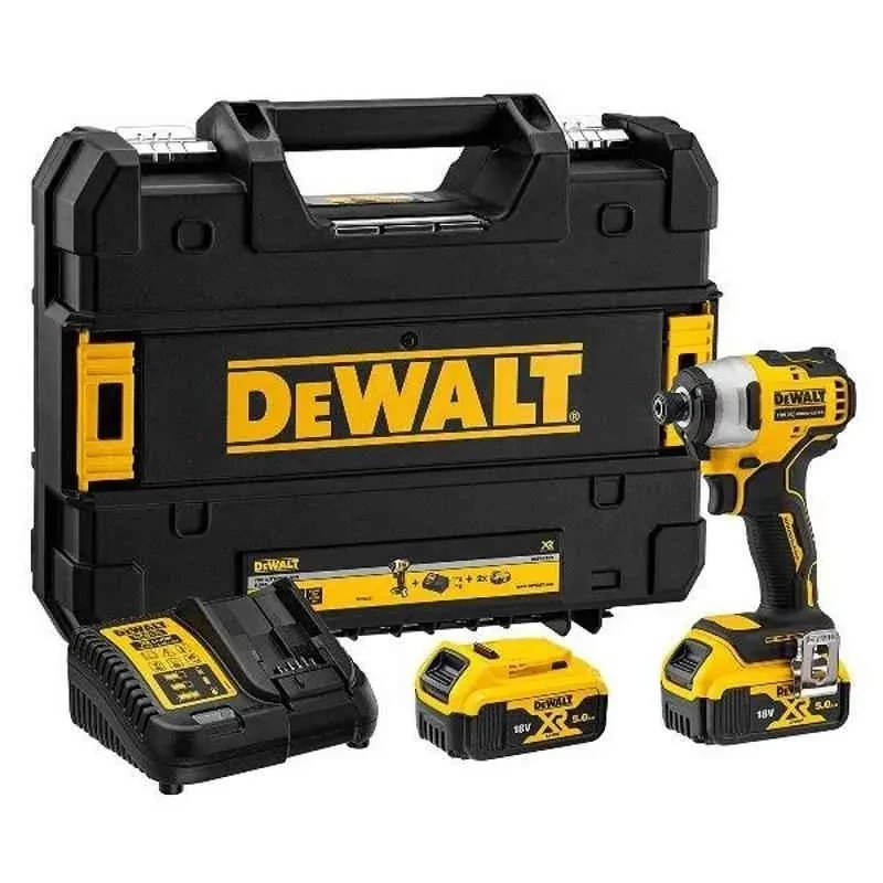 Dewalt DCF809L2T-QW 1/4 Inch 18V 3Ah Li-ion XR Brushless Impact Wrench Kit image-3