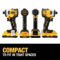 Dewalt DCF809L2T-QW 1/4 Inch 18V 3Ah Li-ion XR Brushless Impact Wrench Kit image-4
