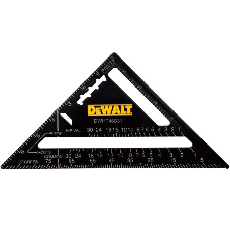 Buy Dewalt Aluminium Black Rafter Layout Square DWHT46031-0 online
