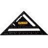 Dewalt DWHT46031-0 177mm Aluminium Black Rafter Layout Square