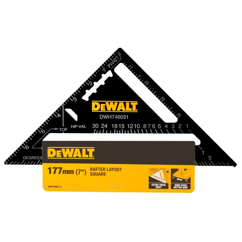 Buy Dewalt Aluminium Black Rafter Layout Square DWHT46031-0 online