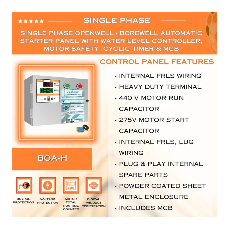 Buy Vukar 1.5 HP Borewell Starter BOM-G5, at Best Prices