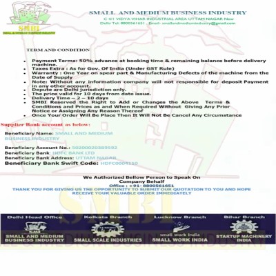 Mild Steel Automatic Agarbatti Making Machine 20 kg/hr 100 Strokes/min Industrial | EnvMart