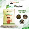 Eco Master Composting Culture Powder, High Potency Bacterial Enzyme Blend for Organic Waste, Aluminium Pack