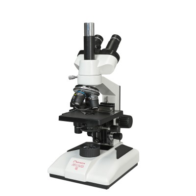 SF 40T Series Trinocular Compound Microscope LED Illumination, Quadruple Nosepiece 220V | EnvMart