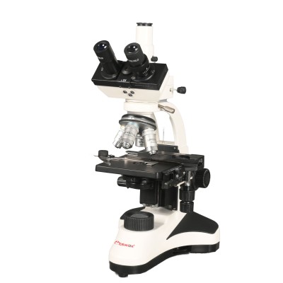 AlfaPrime-T Trinocular Compound Microscope, LED, 4x-100x Objectives | EnvMart
