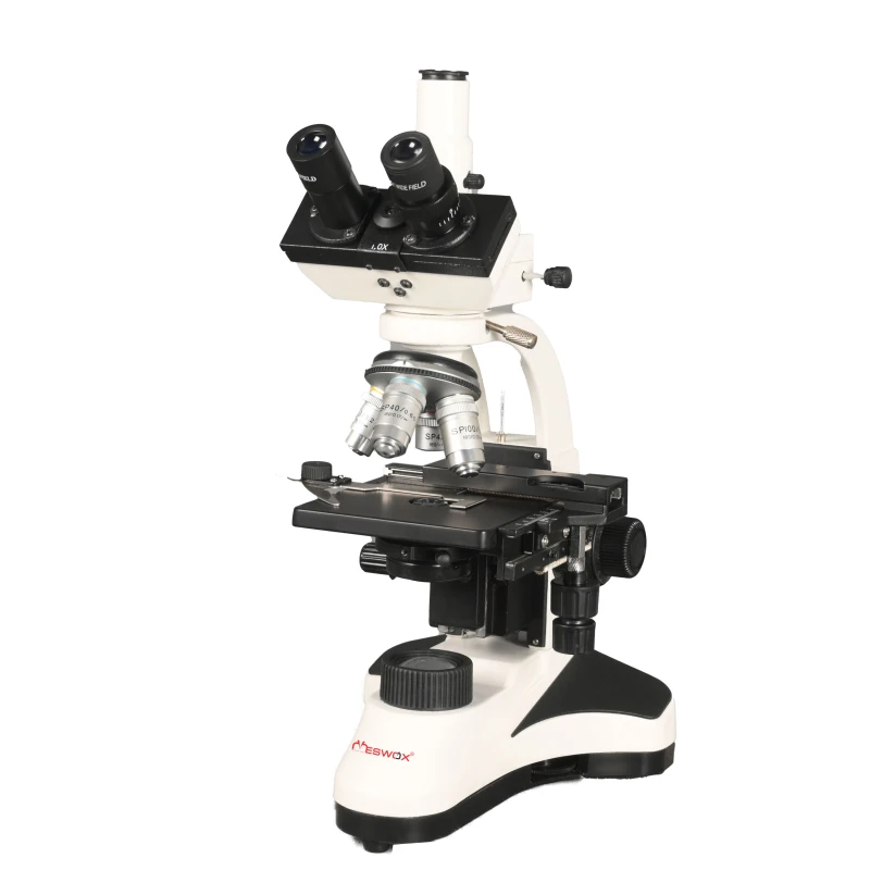 AlfaPrime-T Trinocular Compound Microscope, LED, 4x-100x Objectives | EnvMart
