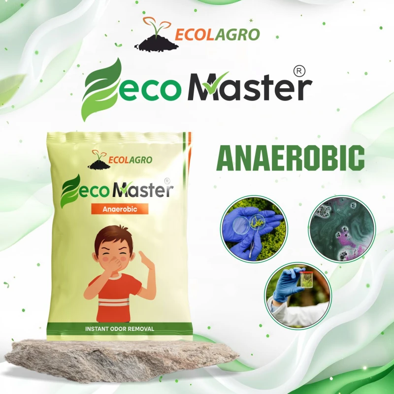 Ecomaster Anaerobic Bioculture Powder for ETP, STP, Biodigesters | Odor Control, Ammonia Control, Shock Load Resistant | EnvMart