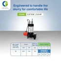 Crompton Greaves CGSTP005F 0.5 HP Sewage Submersible Pump Stainless Steel 0.37kW | EnvMart