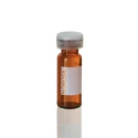 Borosil Laboratory Glass Vial 18 ml, Clear Glass, Screw Cap | EnvMart