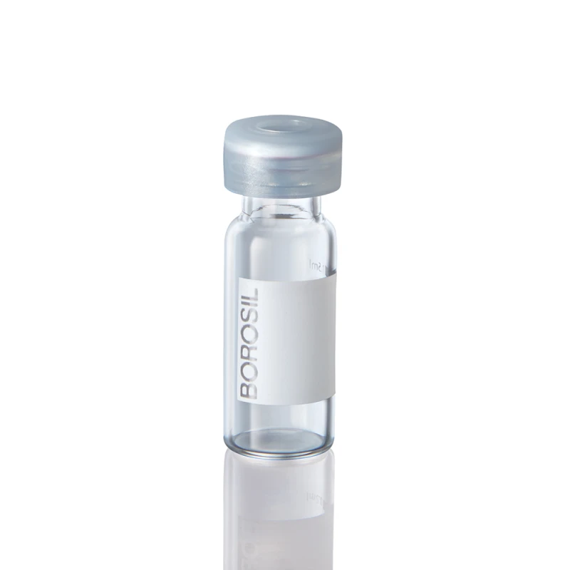Borosil 21 ml Glass Laboratory Vial Clear Screw Cap Graduated | EnvMart