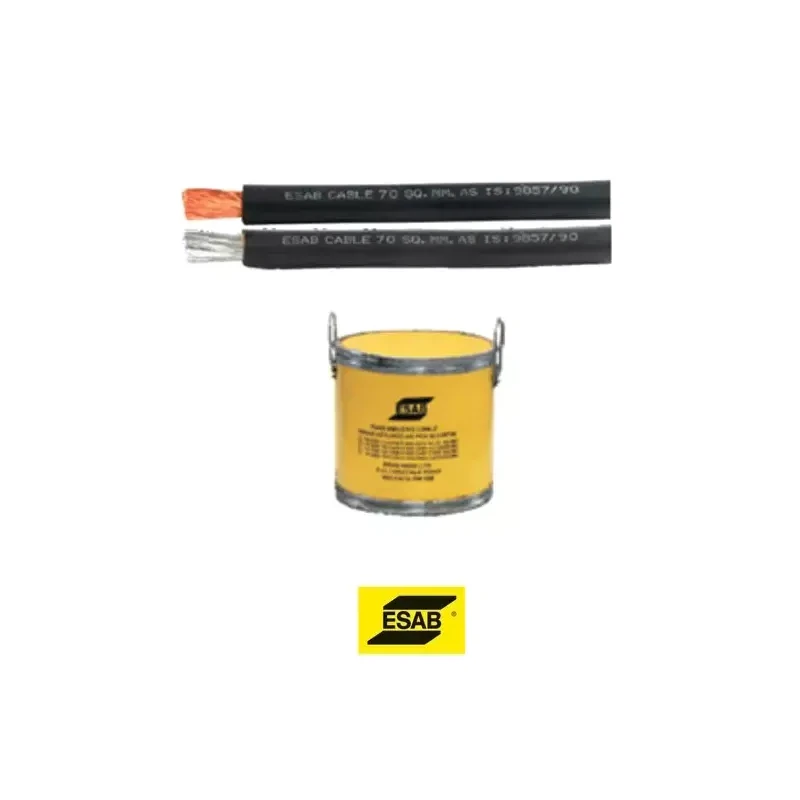 ESAB HFR Welding Cable Cu 50 sq.mm 4600600282, Copper, 100m, High Conductivity | EnvMart
