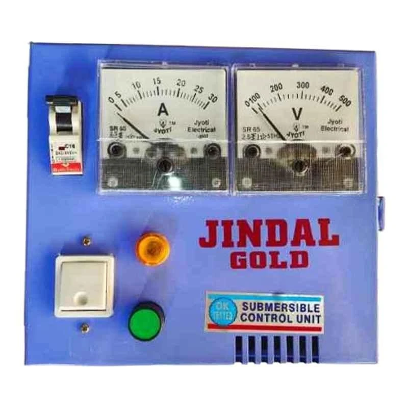 Jindal Gold Plus 2HP 20 Stage Submersible Pump, Single Phase Copper Winding, 4 inch, 300–340 ft Head | EnvMart