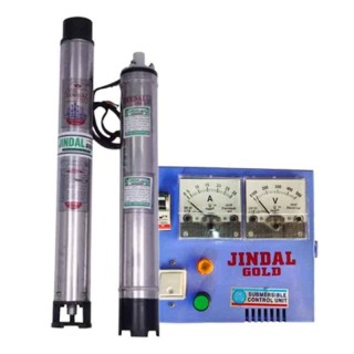 Jindal Gold Plus 2HP 20 Stage Submersible Pump, Single Phase Copper Winding, 4 inch, 300–340 ft Head | EnvMart