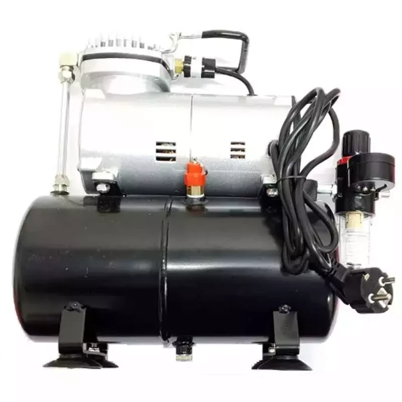 Akari AS186 Oil Free Mini Air Compressor 6 bar, 23 LPM, 3 L Tank | EnvMart