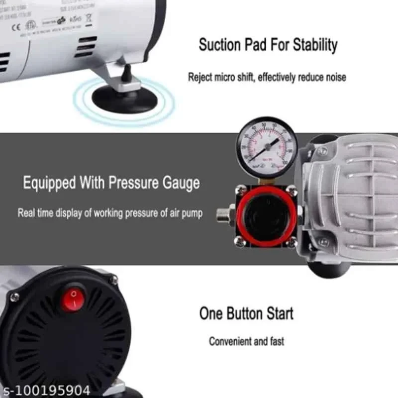 Akari AS182 Oil Free Mini Air Compressor 4 Bar 23 LPM 2.8 W | EnvMart