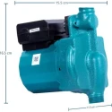 V-Guard VCB14-FO30 Inline Circulation Pressure Booster Water Pump 0.18 HP 230V | EnvMart