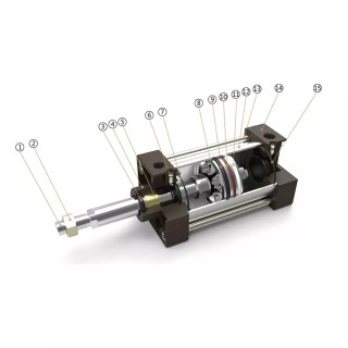 JELPC SC Non Magnetic Cylinder Double Acting 600 mm Stroke 250 mm Bore | EnvMart