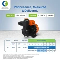 Crompton Greaves CGDMM10MS Mini Sergent Centrifugal Pump, 1 HP, 220V, Cast Iron | EnvMart