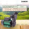 Damor Single Phase Pure Copper Self Priming Monoblock Pump 1.5 HP 1.1 kW 25 mm | EnvMart