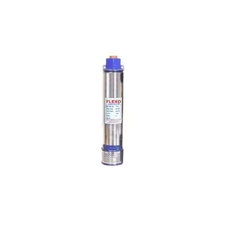 Flexo Oil Filled Borewell Submersible Pump, 1 HP, 4 Inch, Single Phase, Stainless Steel, Copper Winding, 10 Stage, 240V, 80/45 L