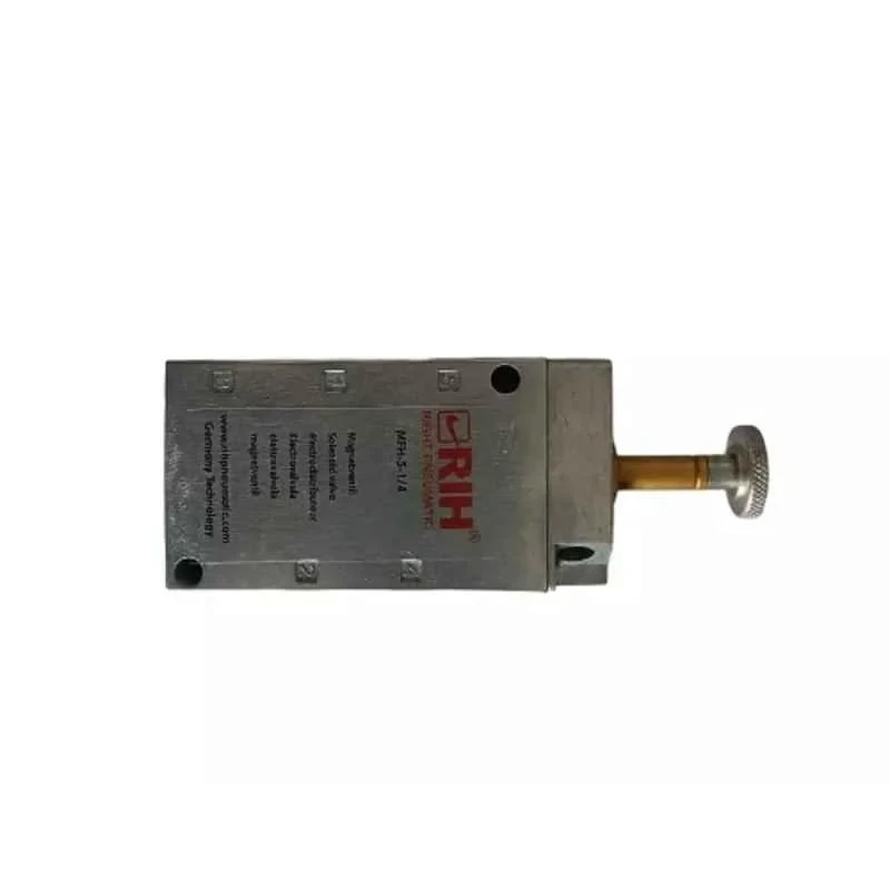 RIH MFH-5-1/4 1/8 inch Pneumatic Single Solenoid Valve, 0.7 MPa, 220V AC, Aluminium Body | EnvMart