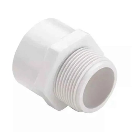 Supreme UPVC Male Threaded Adaptor 1-1/2 Inch SCH 80 | Heavy-Duty Pipe Fitting | EnvMart