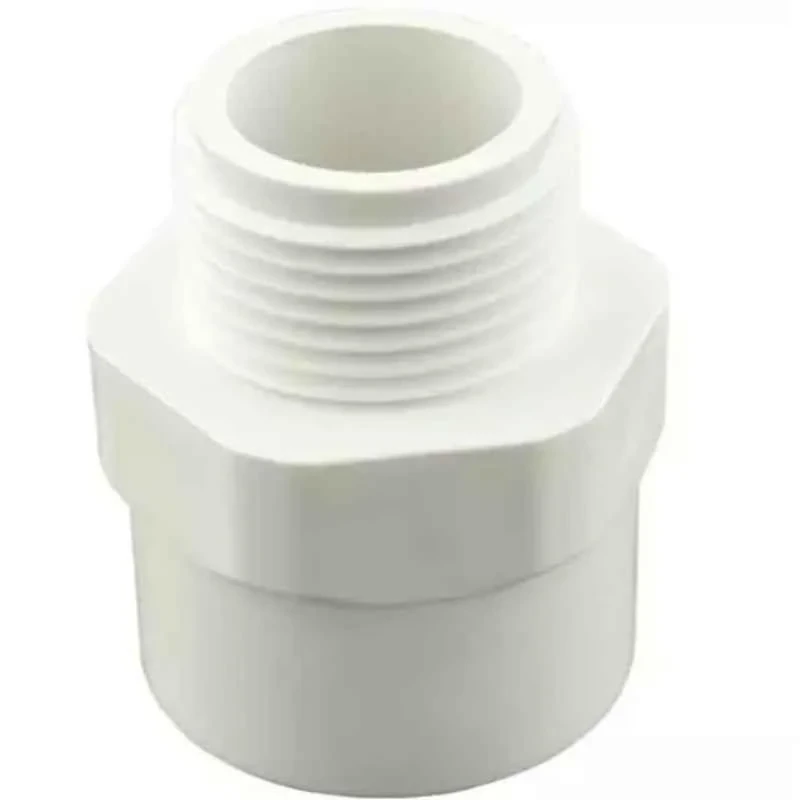 Supreme UPVC Male Threaded Adaptor 1-1/2 Inch SCH 80 | Heavy-Duty Pipe Fitting | EnvMart