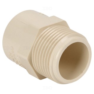 Supreme 3/4 Inch SDR11 CPVC Male Threaded Adaptor Pipe Fitting Off White | EnvMart