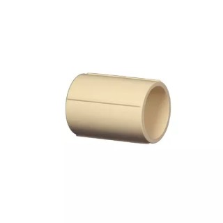 Supreme 1 Inch SCH 80 UPVC White Plain Coupler, 2x4x5 cm, 0.45 kg | EnvMart