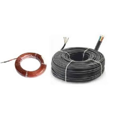Damor Submersible Cable 30m 1.5 Sqmm 3 Core with Safety Wire Copper for 1 HP Borewell Pump | EnvMart
