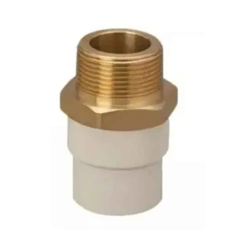 Supreme 2 Inch SDR11 CPVC Brass Male Threaded Adaptor Pipe Fitting Off White | EnvMart
