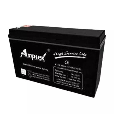 Amptek AT12-5 12V 5Ah Sealed SMF Industrial Battery Maintenance-Free | EnvMart