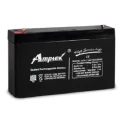 Amptek AT6-7 Sealed Rechargeable SMF Battery 6V 7Ah Black Valve-Regulated VRLA | EnvMart