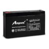Amptek 6V 7Ah Black Sealed Rechargeable SLA Industrial Battery AT6-7