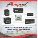 Amptek 12V 2.2Ah Rechargeable SMF Battery, Lead Acid, 0.96 kg | EnvMart