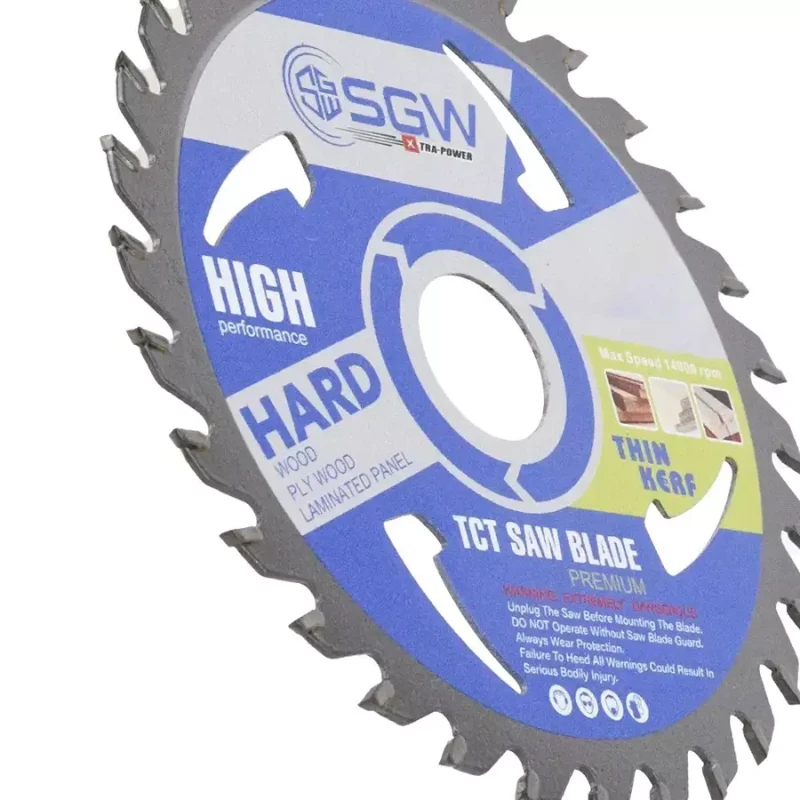XTRA POWER SGW Thin Kerf TCT Saw Blade 5 Inch 125 mm 40T for Wood Pack of 200 SGW Thin Kerf | EnvMart