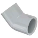 Supreme 3/4 Inch 45 Degree Plain PVC Elbow Grey | High-Durability Pipe Fitting | EnvMart